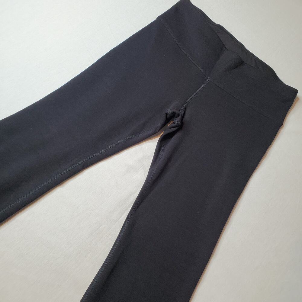 Athleta Womens Size L Altitude Pant Polartec Fleece Lined Straight Black